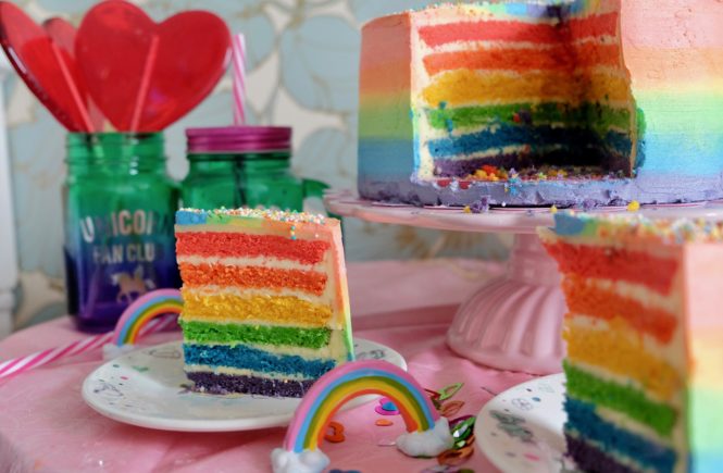 Regenbogen-Torte – Judys Schokoladenseite | Rezepte, Beauty, Lifestyle